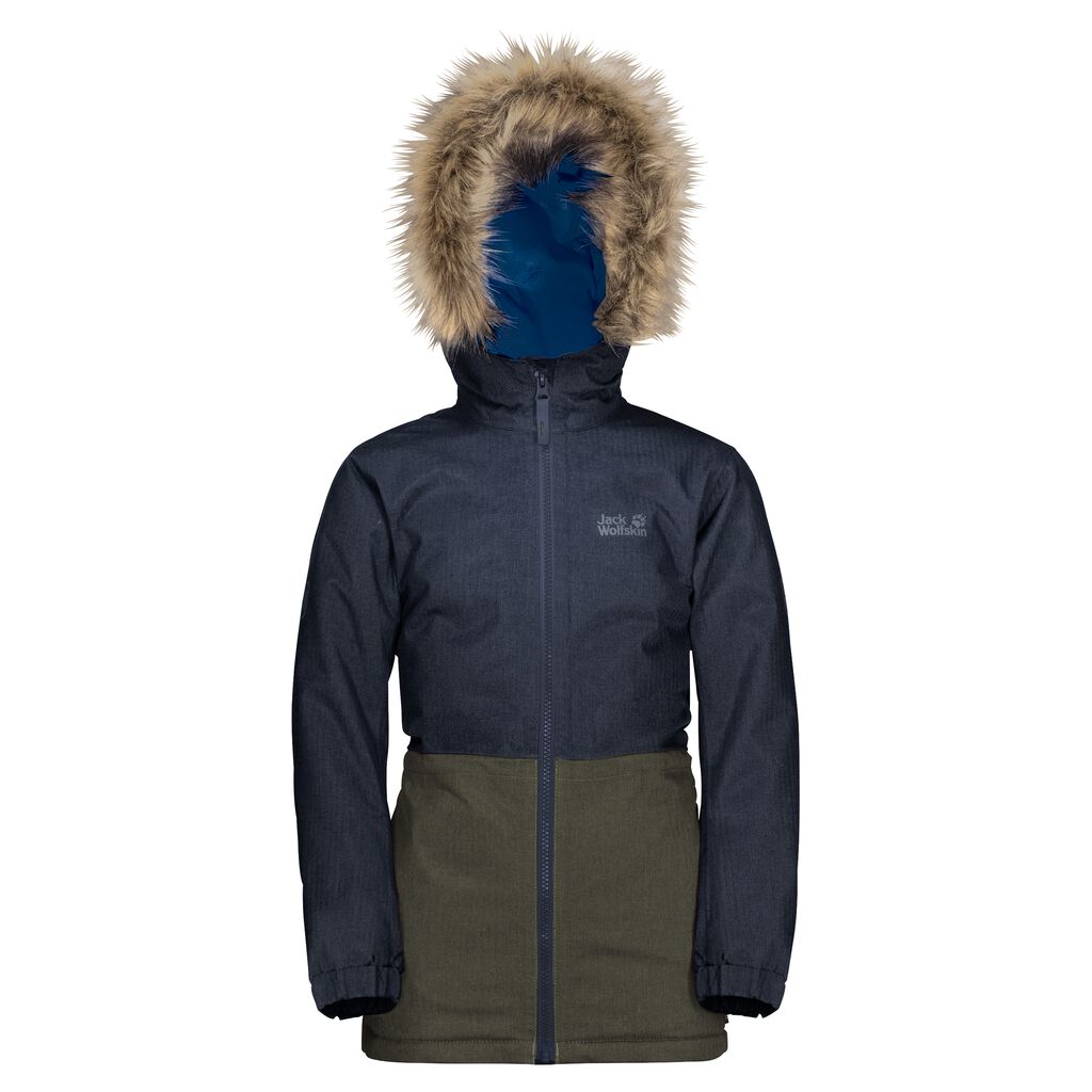 Jack Wolfskin BANDAI Gyerek Vízálló Kabát Kék - SZDUFB-406